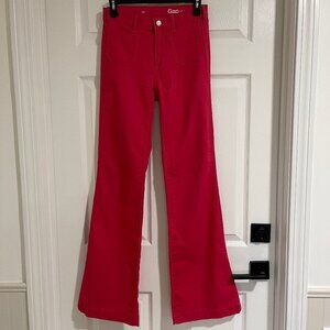Gap 1969 Patch Pocket Flare Jeans - Red 24 **SALE **